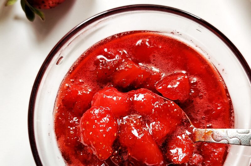 Homemade Strawberry Sauce