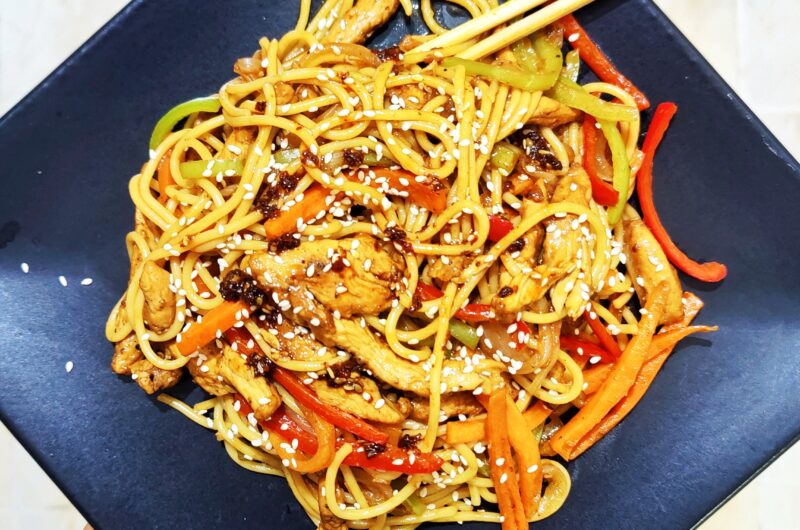 Chicken Veggie Chow Mein 