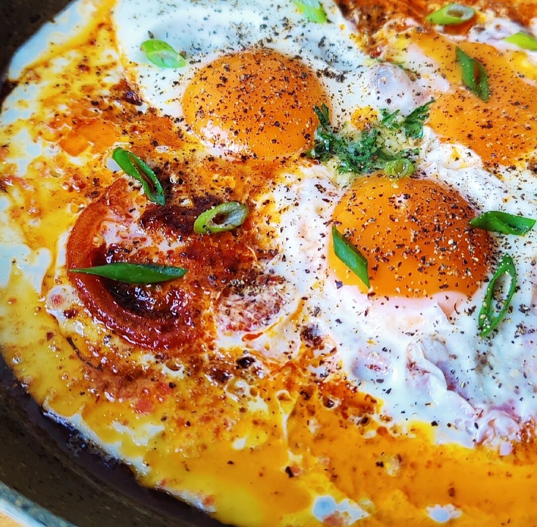 Chili Oil Shakshuka (Spicy Middle Eastern Eggs)