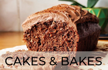 photograph - chocolate mocha loaf on cutting board