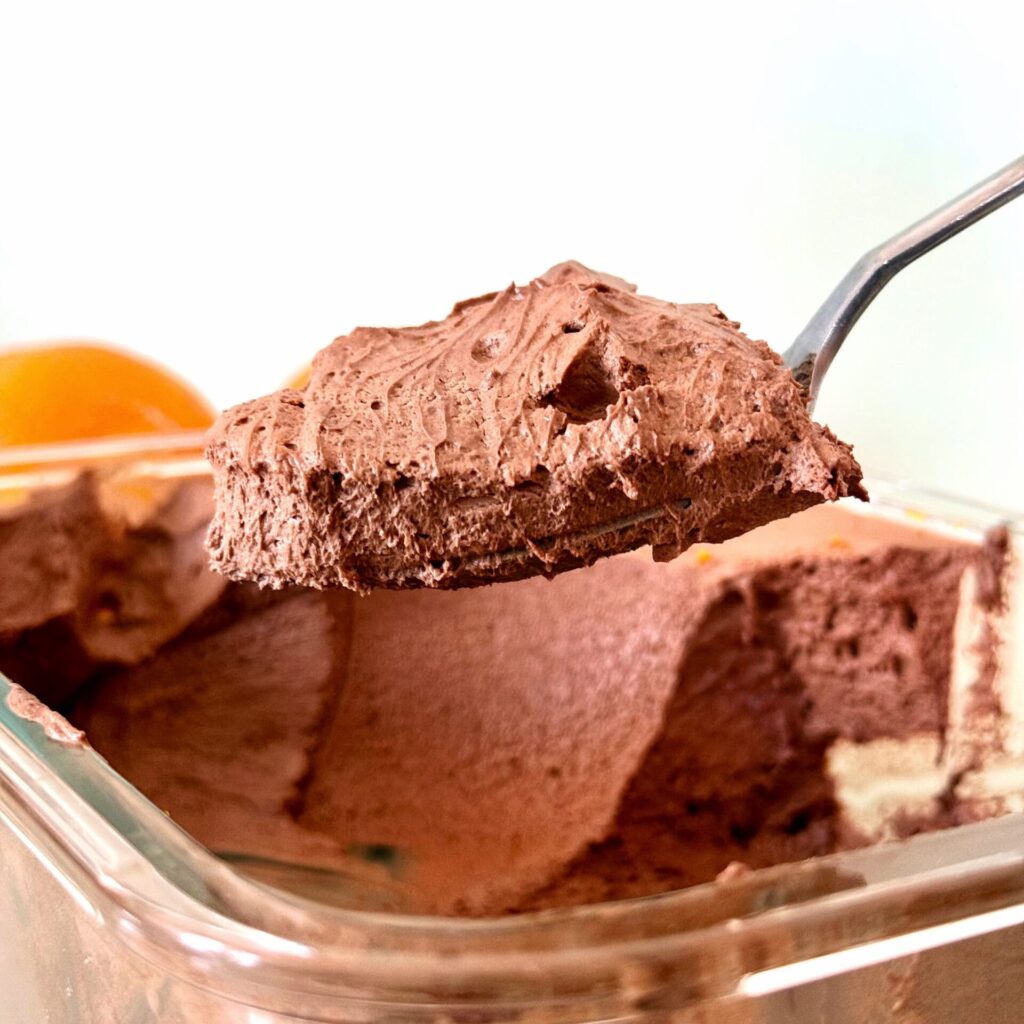 dark chocolate orange mousse